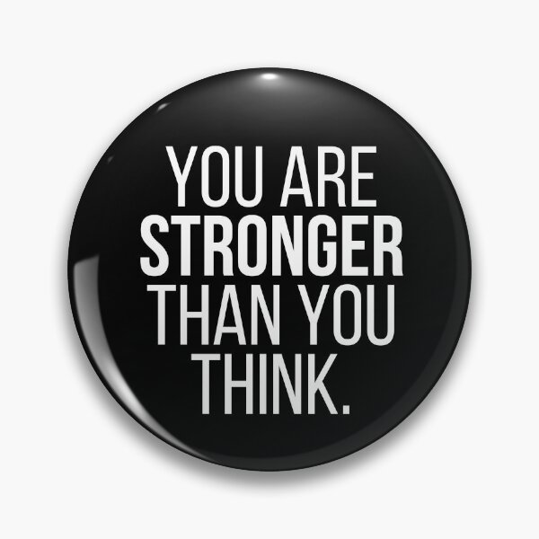 Item preview, You are stronger than you think | Motivational quotes sayings designed and sold by Shambusiness.