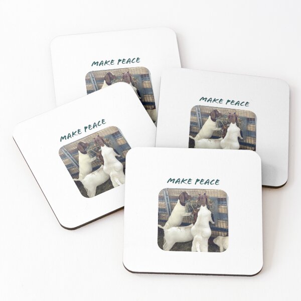 Item preview, GOATS FOR PEACE designed and sold by TechLaughs.