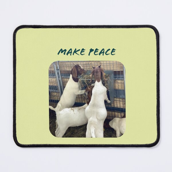 Item preview, GOATS FOR PEACE designed and sold by TechLaughs.