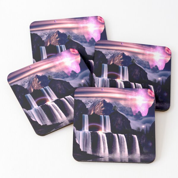 Item preview, Gorgeous imaginary waterfalls designed and sold by Jaroslav Hubert.