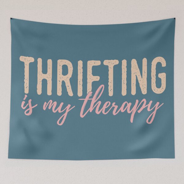 Item preview, Thrifting is my therapy designed and sold by SweetLog.