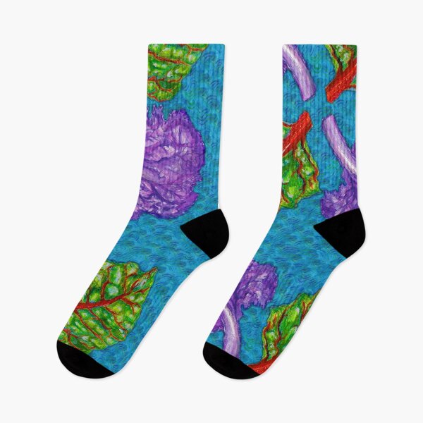 Item preview, Beet Greens and Purple Kale designed and sold by KarendiBeeArts.
