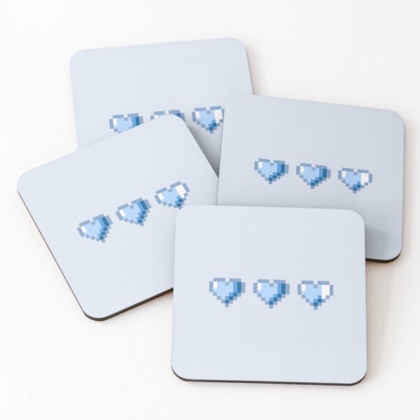 Item preview, Pixel 3 Lives (pastel blue) designed and sold by pixel-chick.