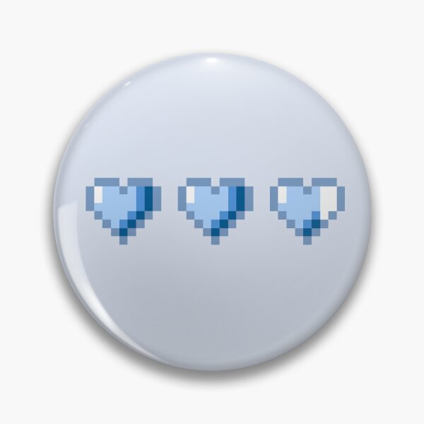 Item preview, Pixel 3 Lives (pastel blue) designed and sold by pixel-chick.