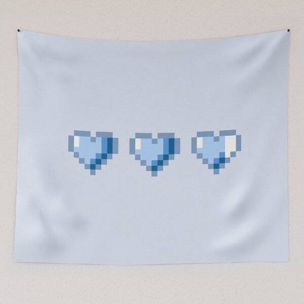 Item preview, Pixel 3 Lives (pastel blue) designed and sold by pixel-chick.
