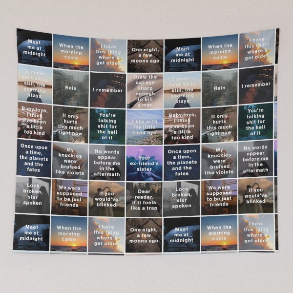Item preview, Midnights First Line of Every Song designed and sold by Mxrloes.