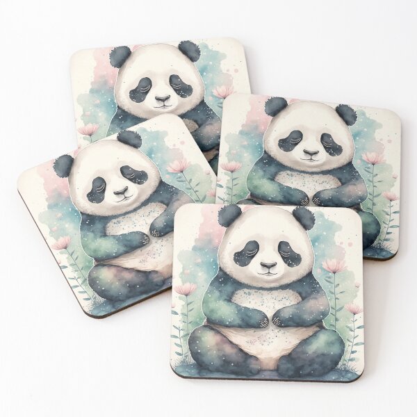 Item preview, Yoga Panda 02 designed and sold by printiesart.