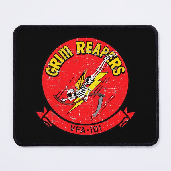 Item preview, USN VFA-101 Strike Fighter Squadron - Grim Reapers - Grunge Style designed and sold by pzd501.