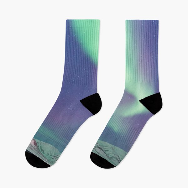 Item preview, northern lights - auroras over the beautiful lake   designed and sold by Durgaa D.