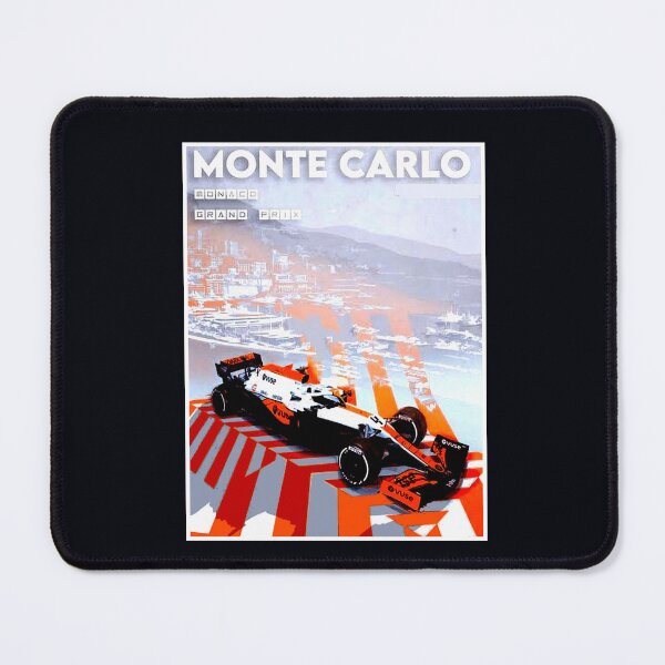 Item preview, MONTE CARLO AUTOMOBILE RACE : Monaco Grand Prix Advertising Print designed and sold by posterbobs.