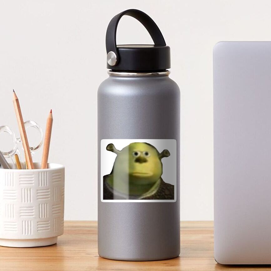 shrek and mike meme Sticker