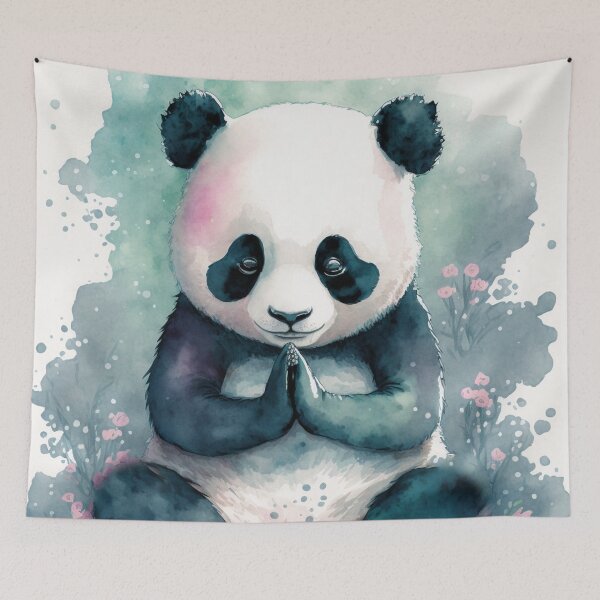 Item preview, Yoga Panda 03 designed and sold by printiesart.