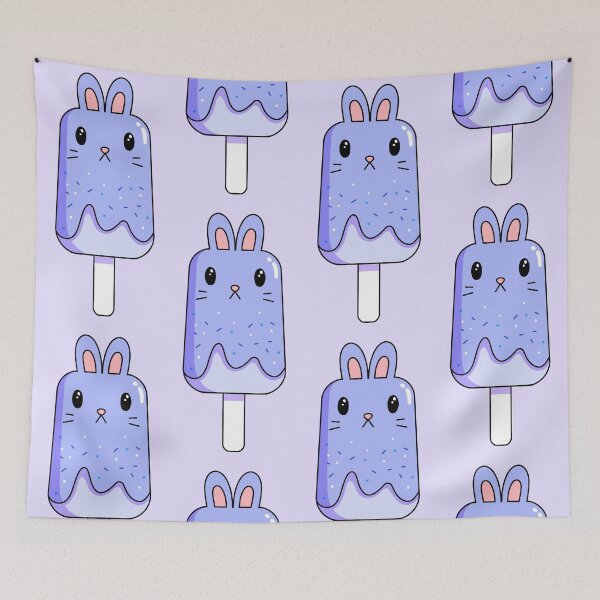 Item preview, bunny popsicle-purple designed and sold by gummieturtle.