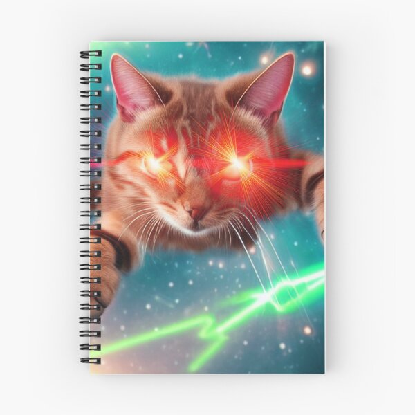 Item preview,  Space Super Hero Cat with Laser eyes  designed and sold by vega777art.