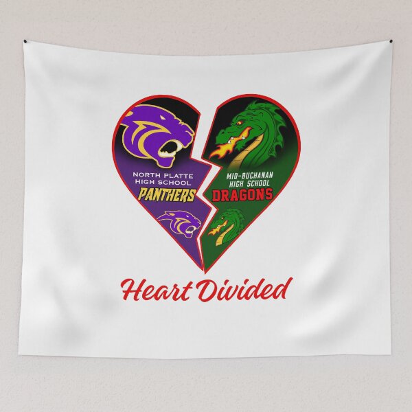 Item preview, North Platte Mid-Buchanan Heart Divided designed and sold by HighPack.