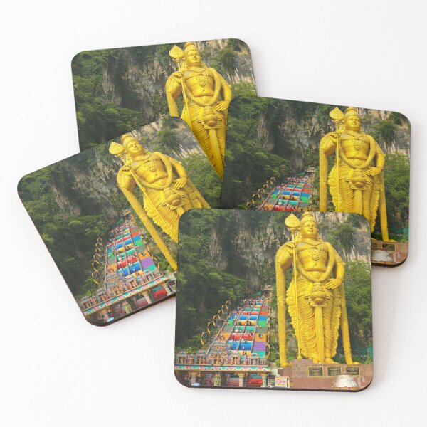 Item preview, Lord Murugan stairs to the Batu Caves temple - vertical designed and sold by kall3bu.