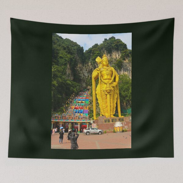 Item preview, Lord Murugan stairs to the Batu Caves temple - vertical designed and sold by kall3bu.