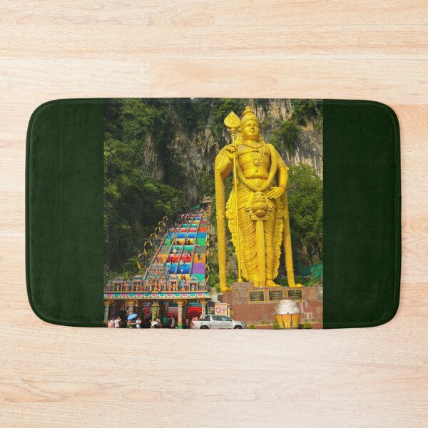 Item preview, Lord Murugan stairs to the Batu Caves temple - vertical designed and sold by kall3bu.