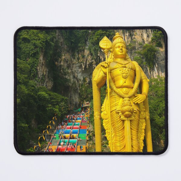 Item preview, Lord Murugan stairs to the Batu Caves temple - vertical designed and sold by kall3bu.