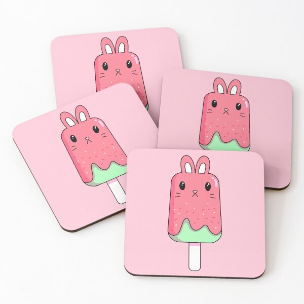 Item preview, bunny popsicle-watermelon  designed and sold by gummieturtle.