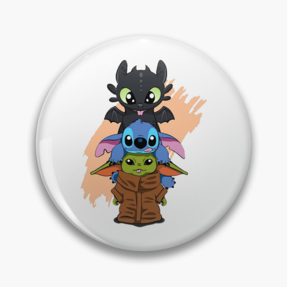 Imán for Sale con la obra «Chibi Toothless Stitch y Cute Ba» de  austinrussell43 | Redbubble