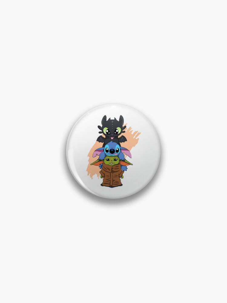 Cute Stitch Pin for Sale by Artcci