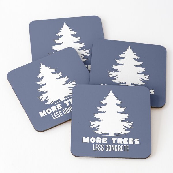 Item preview, More trees less concrete, funny natural lover quote, Awesome gift for your friends and protectors of nature designed and sold by abdelhak2005.