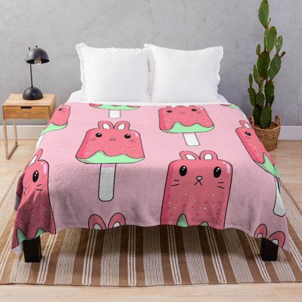Item preview, bunny popsicle-watermelon  designed and sold by gummieturtle.