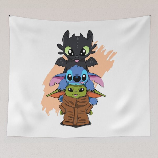 Artikelvorschau, Chibi Toothless Stitch und Cute Ba entworfen und verkauft von austinrussell43.