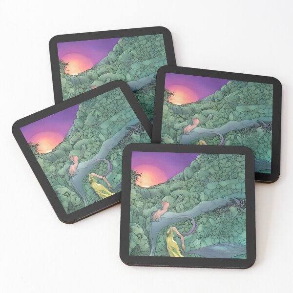 Item preview, Conversation in Paradise - Abstract Landscape with sunset designed and sold by Chubuter.
