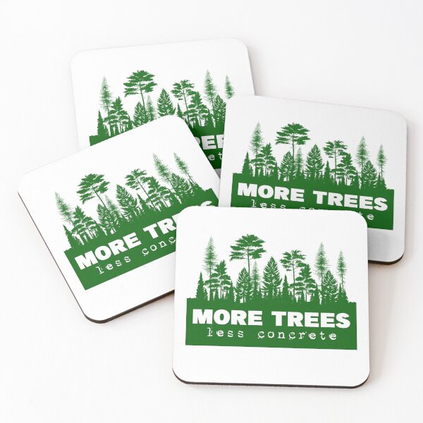 Item preview, More trees less concrete, funny natural lover quote, Awesome gift for your friends and protectors of nature designed and sold by abdelhak2005.