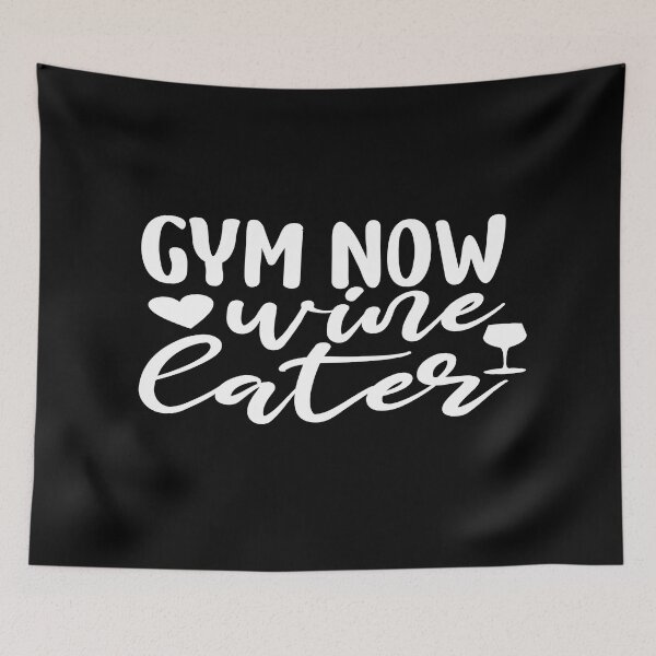 Item preview, Gym now wine later designed and sold by phassystore.