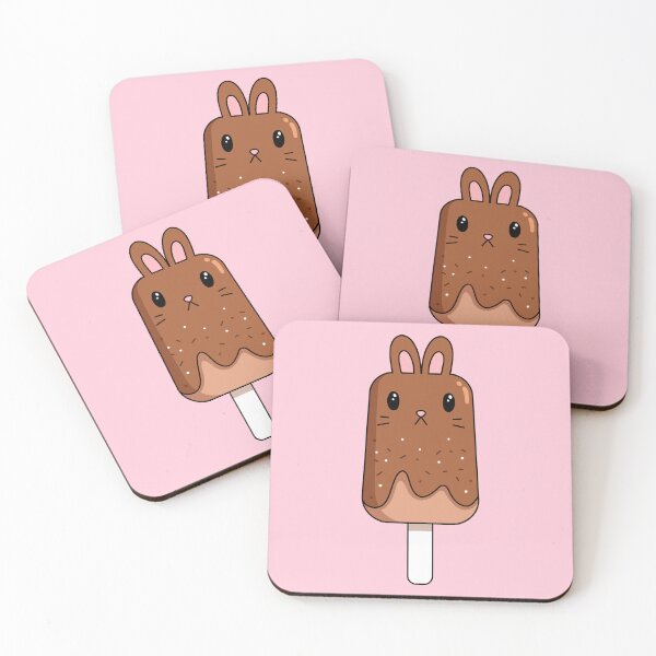 Item preview, bunny popsicle-chocolate designed and sold by gummieturtle.