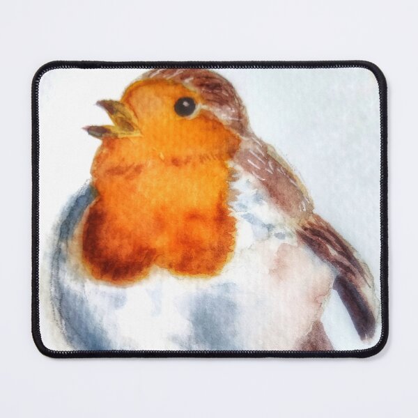 Item preview, Little Robin watercolor painting  designed and sold by SanMould.