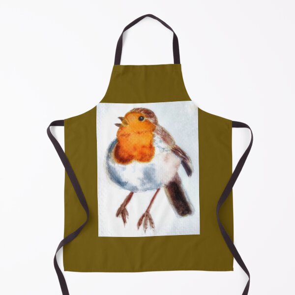 Item preview, Little Robin watercolor painting  designed and sold by SanMould.
