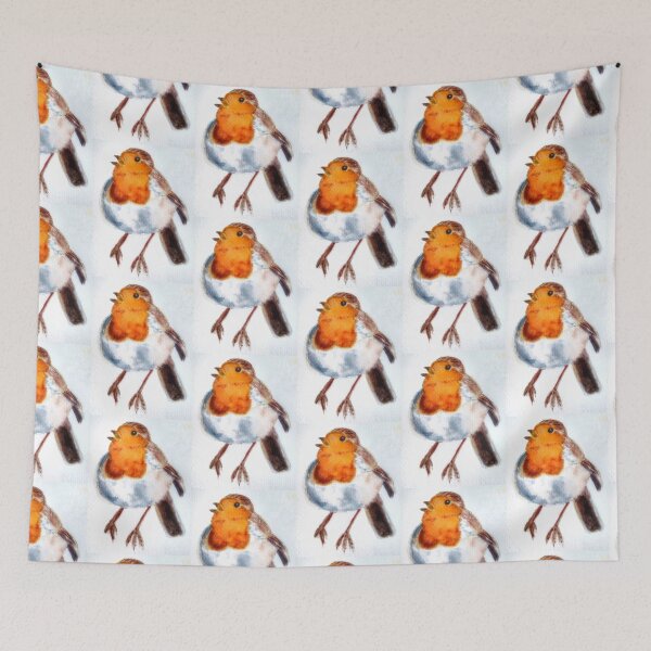 Item preview, Little Robin watercolor painting  designed and sold by SanMould.