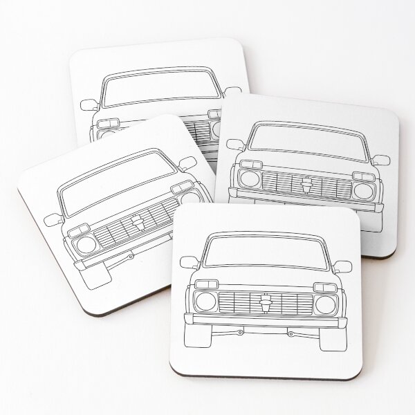Item preview, Lada Niva Legend 4x4 taiga black lines designed and sold by EdimDesign.