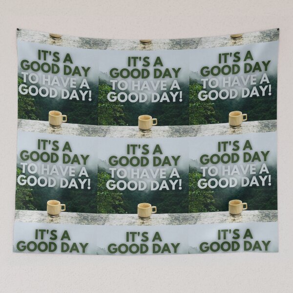 Item preview, It's a good day to have a good day! Hawaiian Coffee View designed and sold by Hear4theEars.