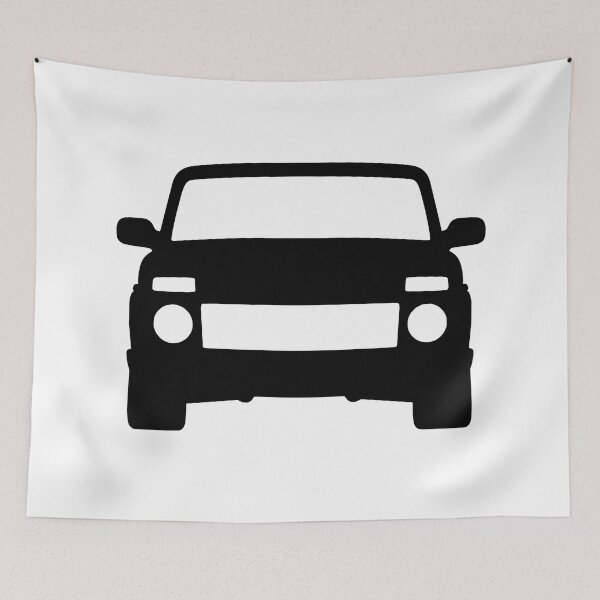 Item preview, Lada Niva Legend 4x4 taiga black silhouette designed and sold by EdimDesign.