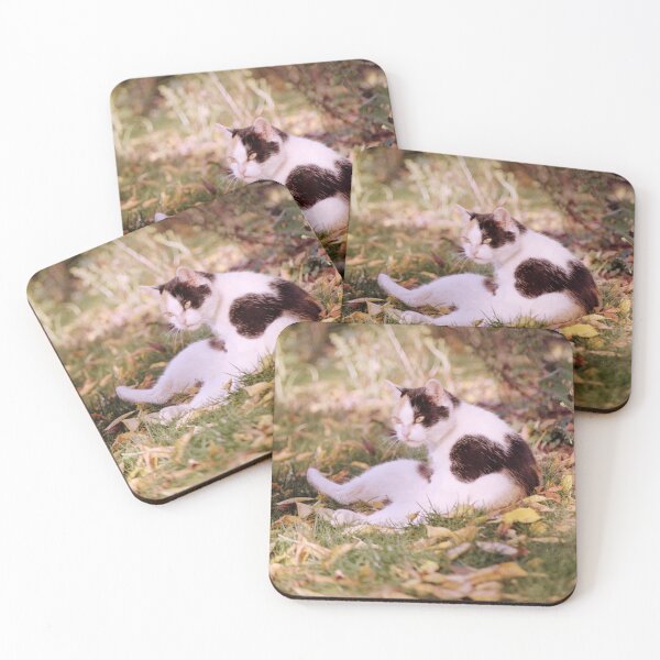 Item preview, Cat Lagertha in the grass designed and sold by Gourmetkater.