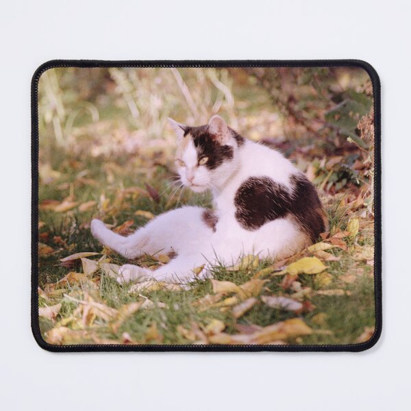 Item preview, Cat Lagertha in the grass designed and sold by Gourmetkater.