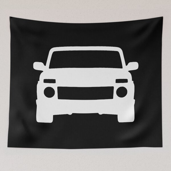 Item preview, Lada Niva Legend 4x4 taiga white silhouette designed and sold by EdimDesign.