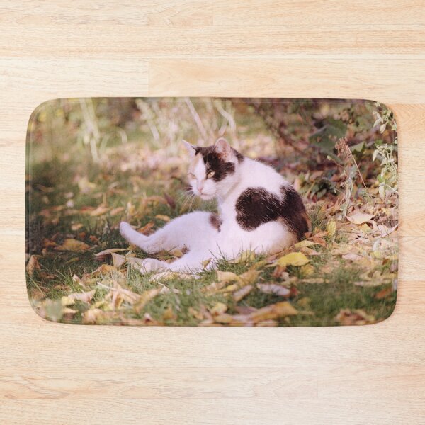 Item preview, Cat Lagertha in the grass designed and sold by Gourmetkater.