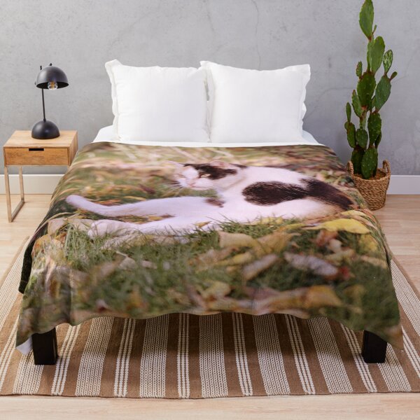 Item preview, Cat Lagertha in the grass designed and sold by Gourmetkater.