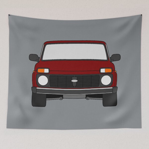 Item preview, Lada Niva Legend 4x4 taiga bordeaux color designed and sold by EdimDesign.