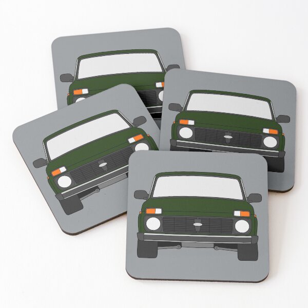Item preview, Lada Niva Legend 4x4 taiga dark green color designed and sold by EdimDesign.