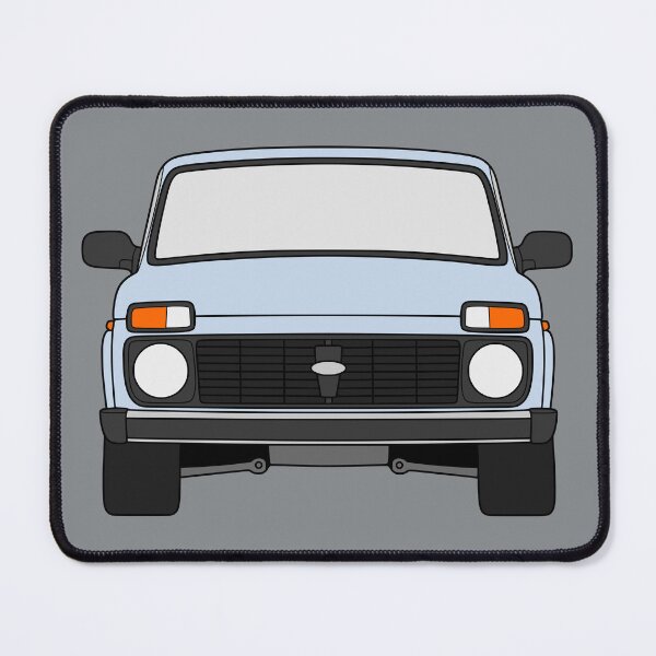 Item preview, Lada Niva Legend 4x4 taiga light blue color designed and sold by EdimDesign.