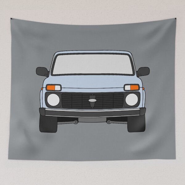 Item preview, Lada Niva Legend 4x4 taiga light blue color designed and sold by EdimDesign.