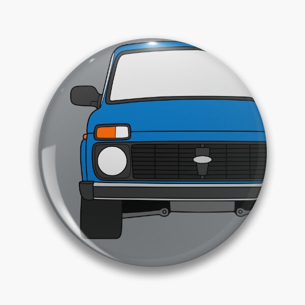 Item preview, Lada Niva Legend 4x4 taiga bright blue color designed and sold by EdimDesign.