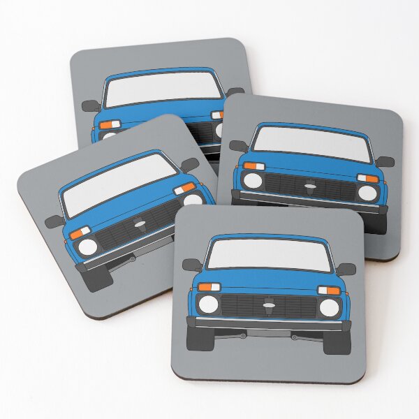Item preview, Lada Niva Legend 4x4 taiga bright blue color designed and sold by EdimDesign.